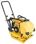 Landscaping Walk Behind Plate Dirt Soil Compactor 6.5HP Honda Motor with Water Tank and Wheel Kit - PCF77W