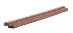 4" High x 6' Length X 3"  Width 30 lbs. Flexible Rubber Border - 1 curb = 5.66 linear feet