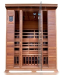 Sequoia 4 Person FAR Infrared Cedar Sauna with 10 Carbon Nano Heaters