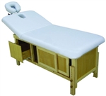 Massage Bed & Table w/Storage & Backlift w/Adjustable Height