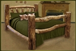 Brand New Custom Rustic Furniture Log Bed