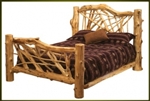 Brand New Rustic Furniture Custom Log Bunk Bed