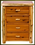 Brand New Rustic Furniture Traditional 4 Drawer Dresser