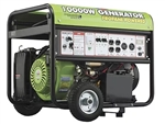 10,000 Watt Propane Generator Portable Backup Power Camping RV with Electric Start & Pull Start