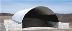 45' x 90' x 17' Steel Quonset Hay & Grain Storage Building