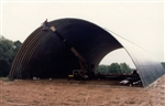 51' x 90' x 17' Steel Quonset Hay & Grain Storage Building