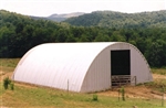 50' x 100' x 17' Metal Arch Farm Dome Building