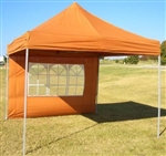 Brunt Orange 10' x 10' Pop Up  Canopy / Tent