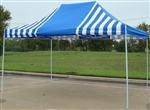 10' x 15' Blue & White Stripe Pop Up Party Tent