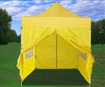 8' x 8' Easy Pop Up  Yellow Canopy / Tent