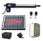 Solar Full Kit Swing Gate Opener for Single Swing Gates