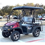 Gas Golf Cart UTV Hybrid Linhai Big Hammer 200 GVX Side by Side UTV With Custom Rims/Tires & Extended Version - With Extended Roof