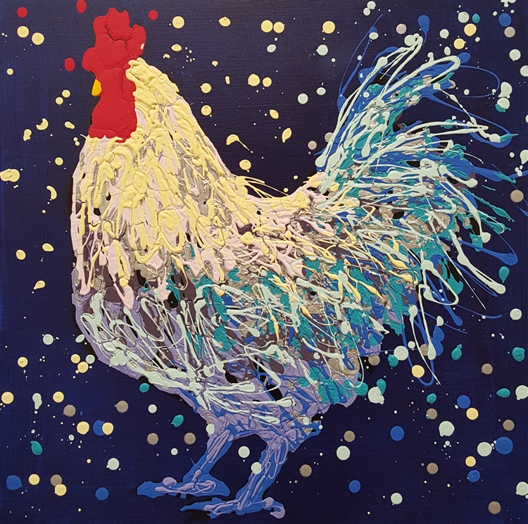 Ernie the Rooster by Jeff Boutin