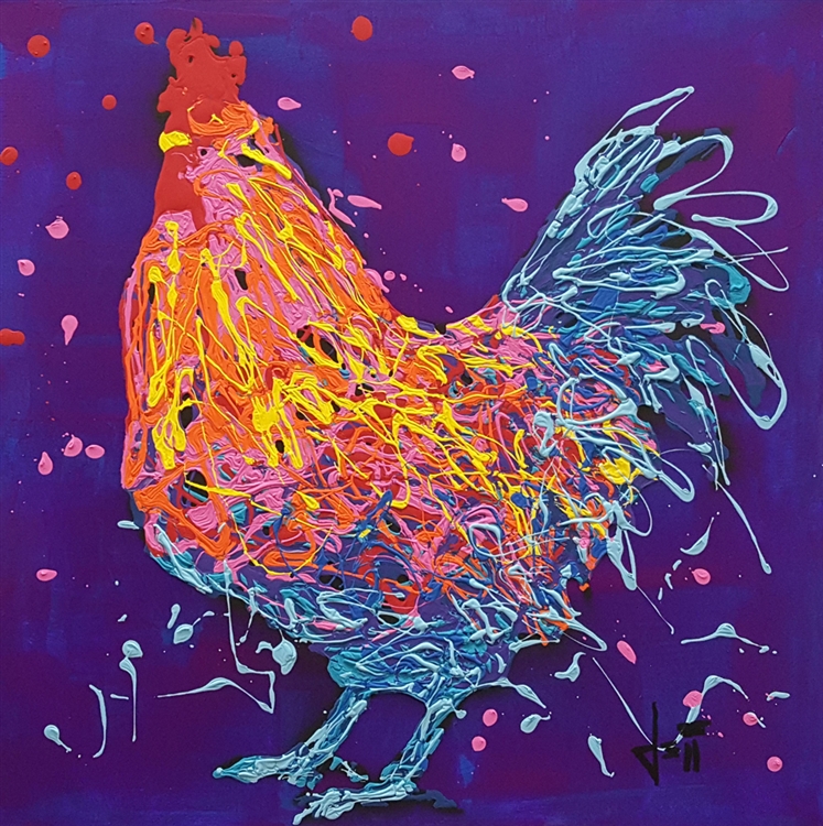 Romeo the Rooster by Jeff Boutin
