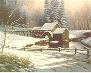 The Old Mill in Winter