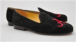 Mens ALABAMA Black Suede Shoe