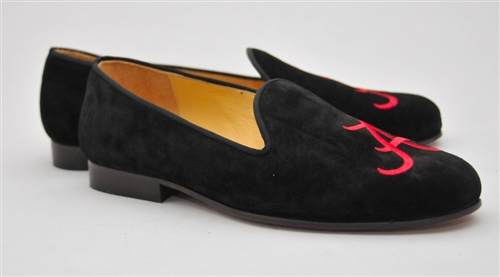 Mens ALABAMA Black Suede Shoe