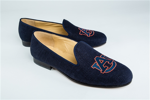 Men's AUBURN Blue Linen Shoe