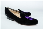 Men's Northwestern University Black Suede Shoes