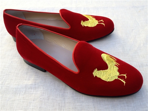 Men's Social Primer Red Velvet Chanticleer Shoe