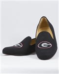 Men's GEORGIA Black Linen Shoe