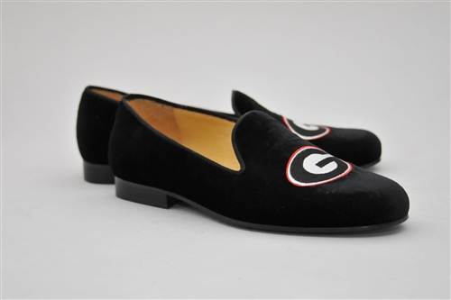 Men's GEORGIA Black Velvet Shoe