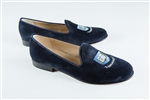 Men's YALE UNIVERSITY Crest Blue Suede Loafer