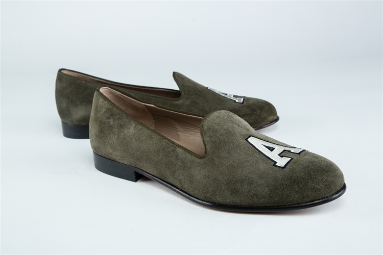 Women's ARMY Olive Suede Loafer