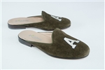 Women's ARMY Olive Suede Mule