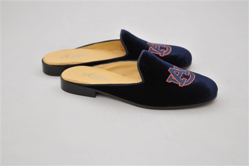 Women's AUBURN Blue Velvet Mule