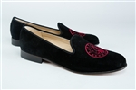 Women's COLLEGE OF CHARLESTON Black Suede Loafer