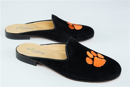 Women's CLEMSON Black Suede Mule