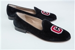 Women's COLGATE UNIVERSITY Black Suede Loafer