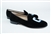 Women's COLUMBIA University "C" Black Suede Loafer