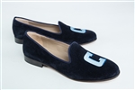 Women's COLUMBIA University "C" Blue Suede Loafer