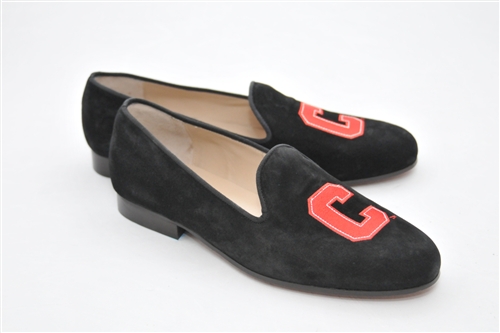 Women's CORNELL UNIVERSITY Black Suede Loafer