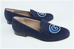 Women's GEORGETOWN Blue Linen Loafer "G"