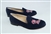 Women's University of Mississippi Blue Linen Loafer "Ole Miss"