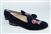 Women's University of Mississippi Blue Suede Loafer "Ole Miss"