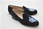 WOMEN'S United States Naval Academy "Crest" Navy Suede Loafer