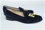 Women's ROLLINS COLLEGE Blue Suede Loafer