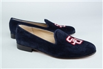 Women's Samford University Blue Suede Loafer