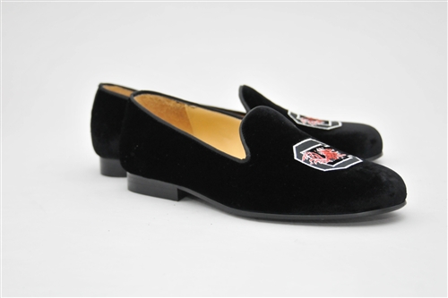 Women's SOUTH CAROLINA Black Suede Loafer