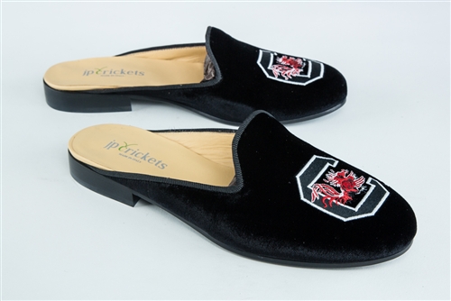 Women's SOUTH CAROLINA Black Velvet Mule