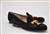 Women's University of Tennessee Black Suede Loafer