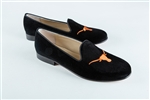 Women's University of Texas Black Suede Loafer