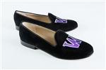 Women's Williams College Black Suede Loafer
