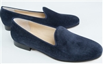 Women's JPC Plain Blue Suede Loafer