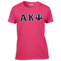Hot Pink Block-Letter T-Shirt