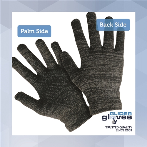 Glider Gloves Lightweight, Slim Fit Touchscreen Gloves - Black